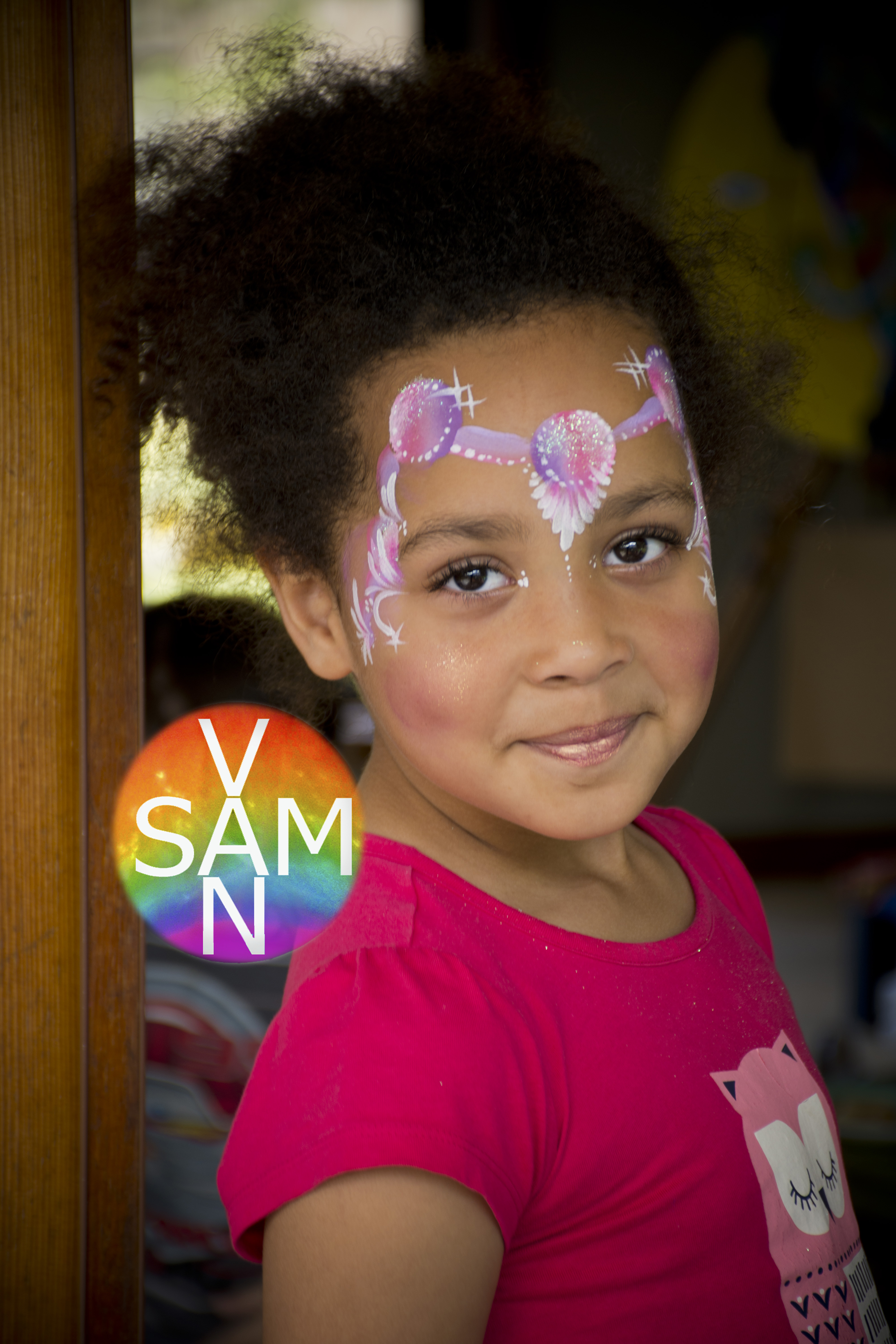 FACE PAINTING MAY 2017 ROSALIE AND VANESSA PRINCESS CROWN - 3edited logo