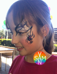 Face Painting July 2 Triglav club - 33 spidy logo